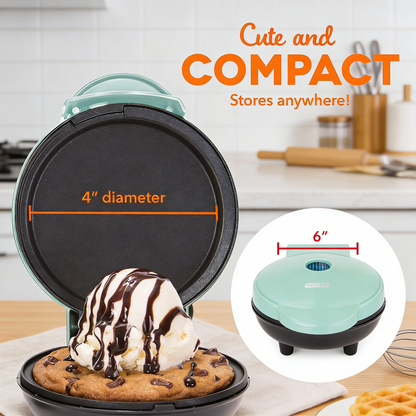 Compact Griddle for Creative Homemade Treats - PTFE nonstick surface