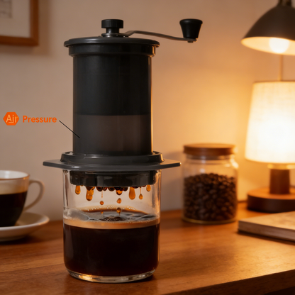 Original Coffee Press - All-in-One French Press, Pour-Over & Espresso Style Manual Brewer, 2 Min Brew for Less Bitterness, More Flavor